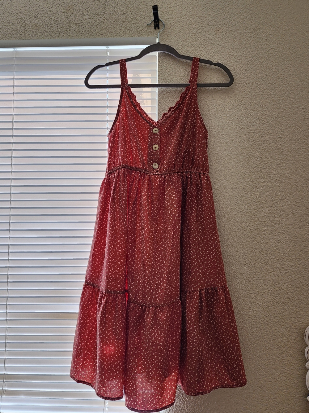 Boho -Chic Ditsy Midi Sundress